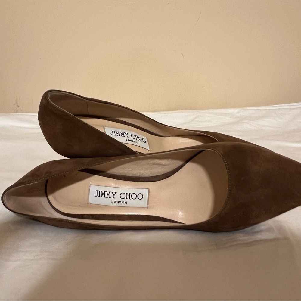 Jimmy Choo Brown Suede heel